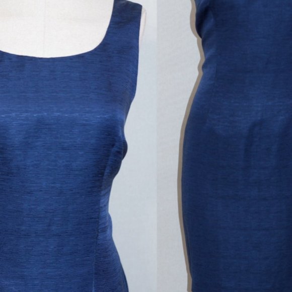 Adrianna Papell Silk Linen Dress - Picture 3 of 11